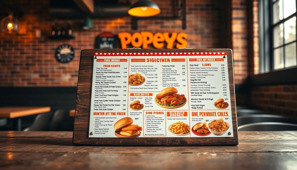 Menu POPEYES Menu POPEYES
