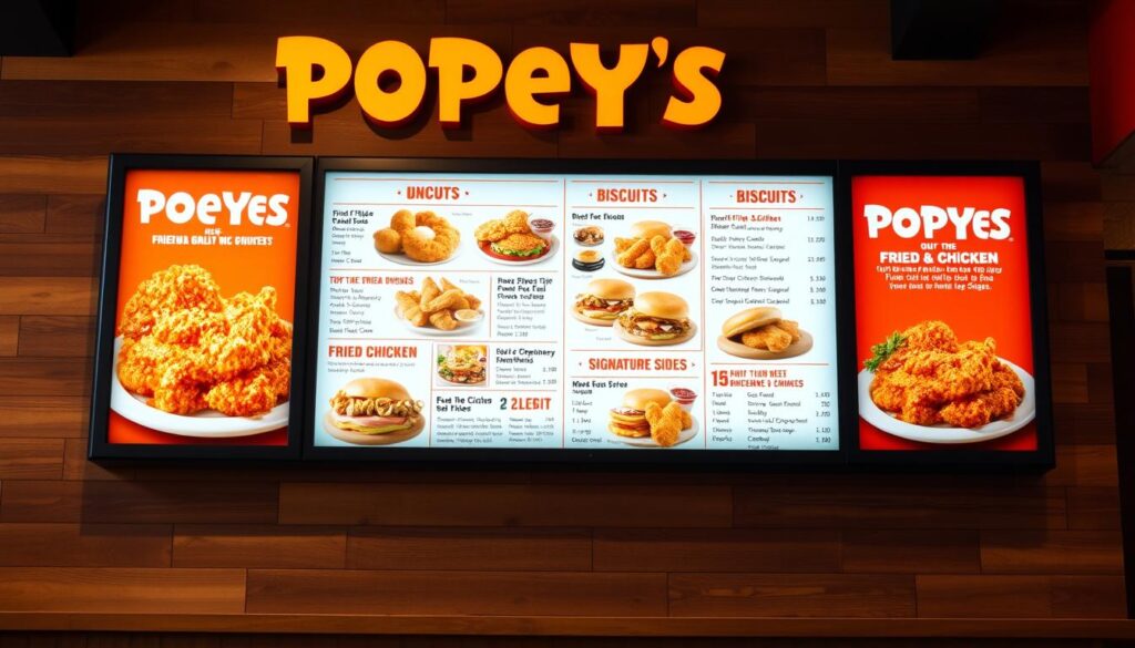 Menu POPEYES Menu POPEYES