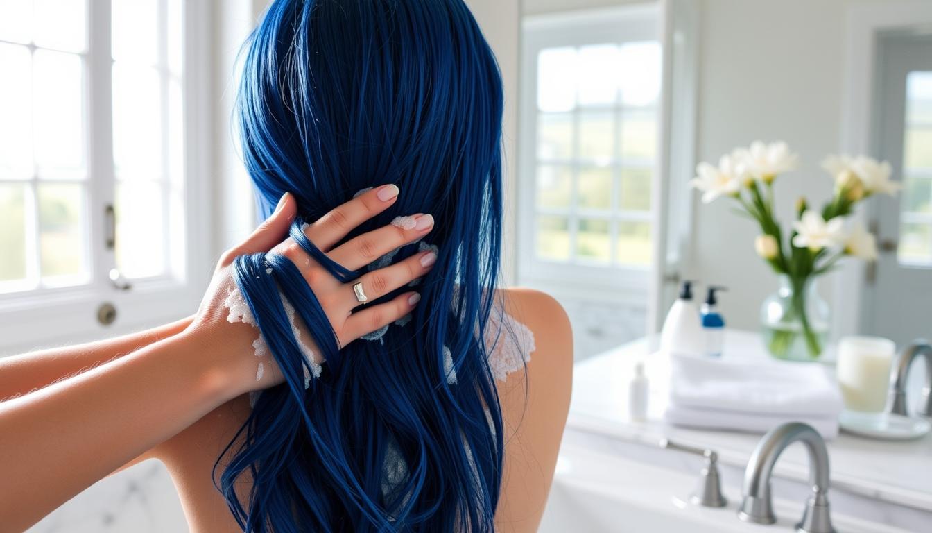 tips mencuci rambut indigo